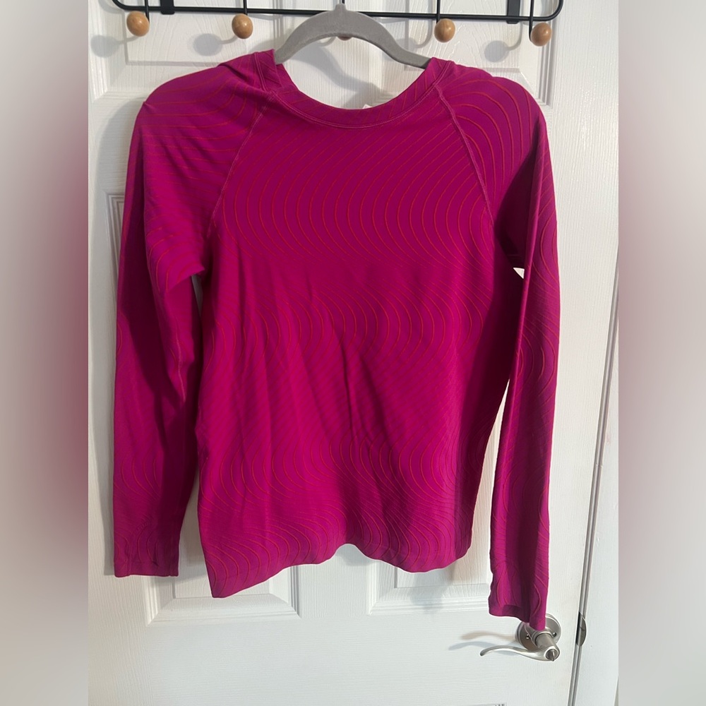 Athleta Long Sleeve (pink and orange)